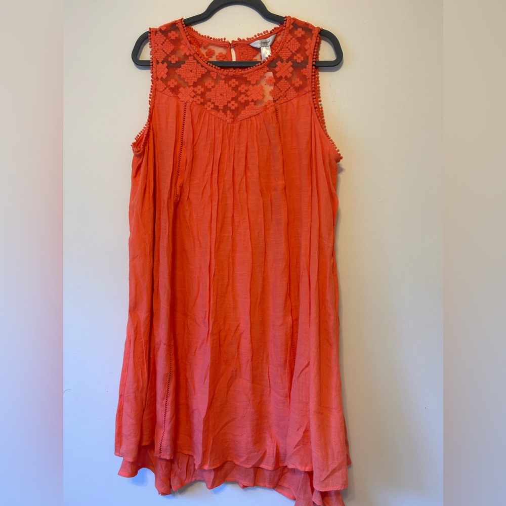 CJ Banks Coral Dress NWT size X